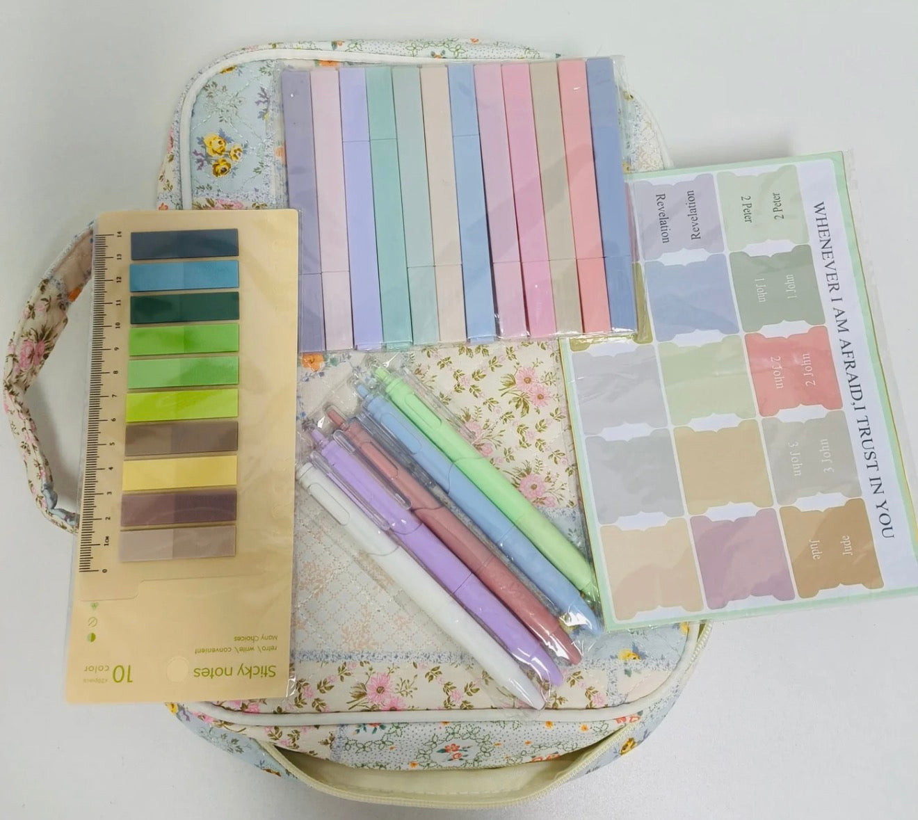 Bible Cover Pen Set