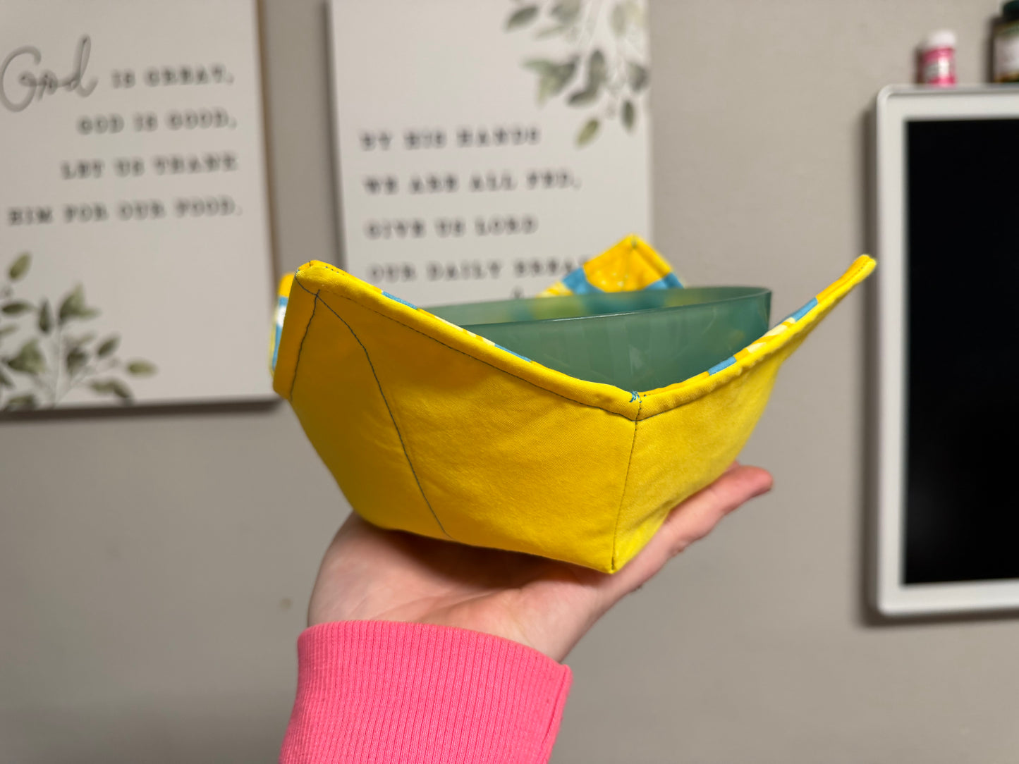 Lemon Microwavable Bowl Cozy