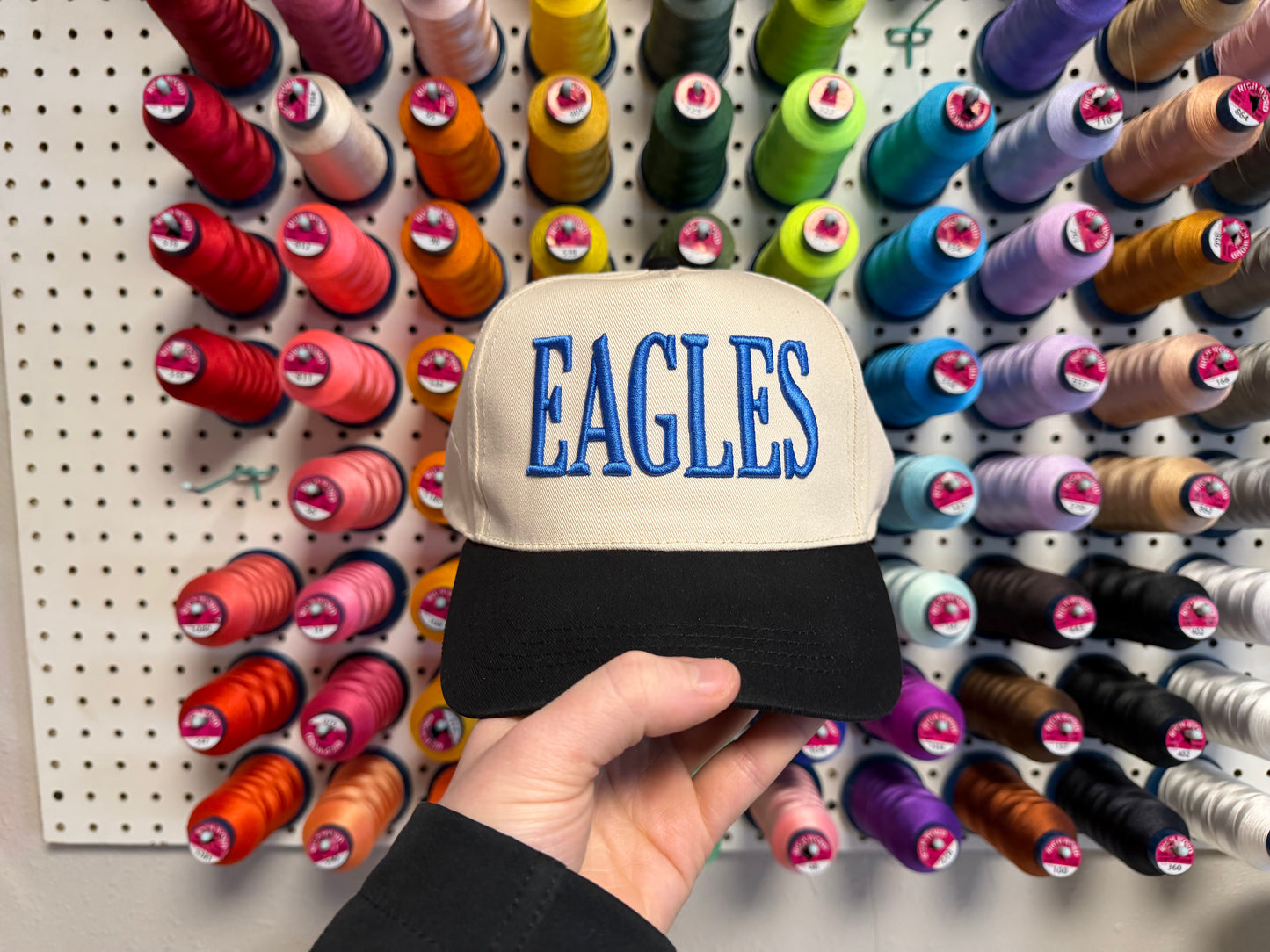 Eagles 3D Puff Embroidered Hat