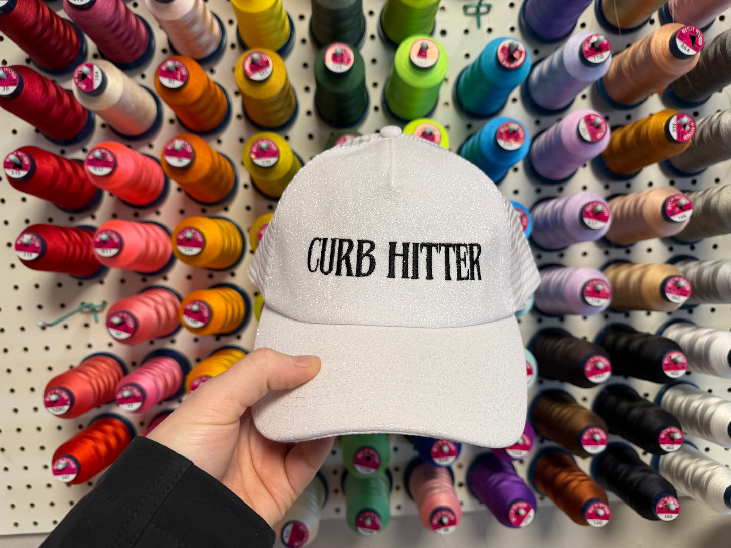 Curb Hitter Sparkle Trucker Hat