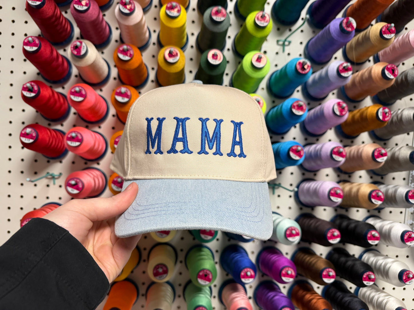 Mama Embroidered Hat | Adjustable Trucker Style Hat