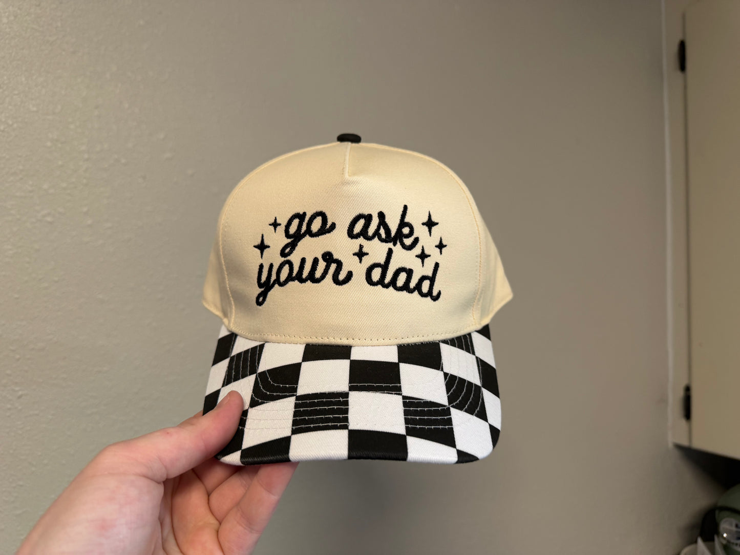 Go Ask Your Dad Trucker Hat