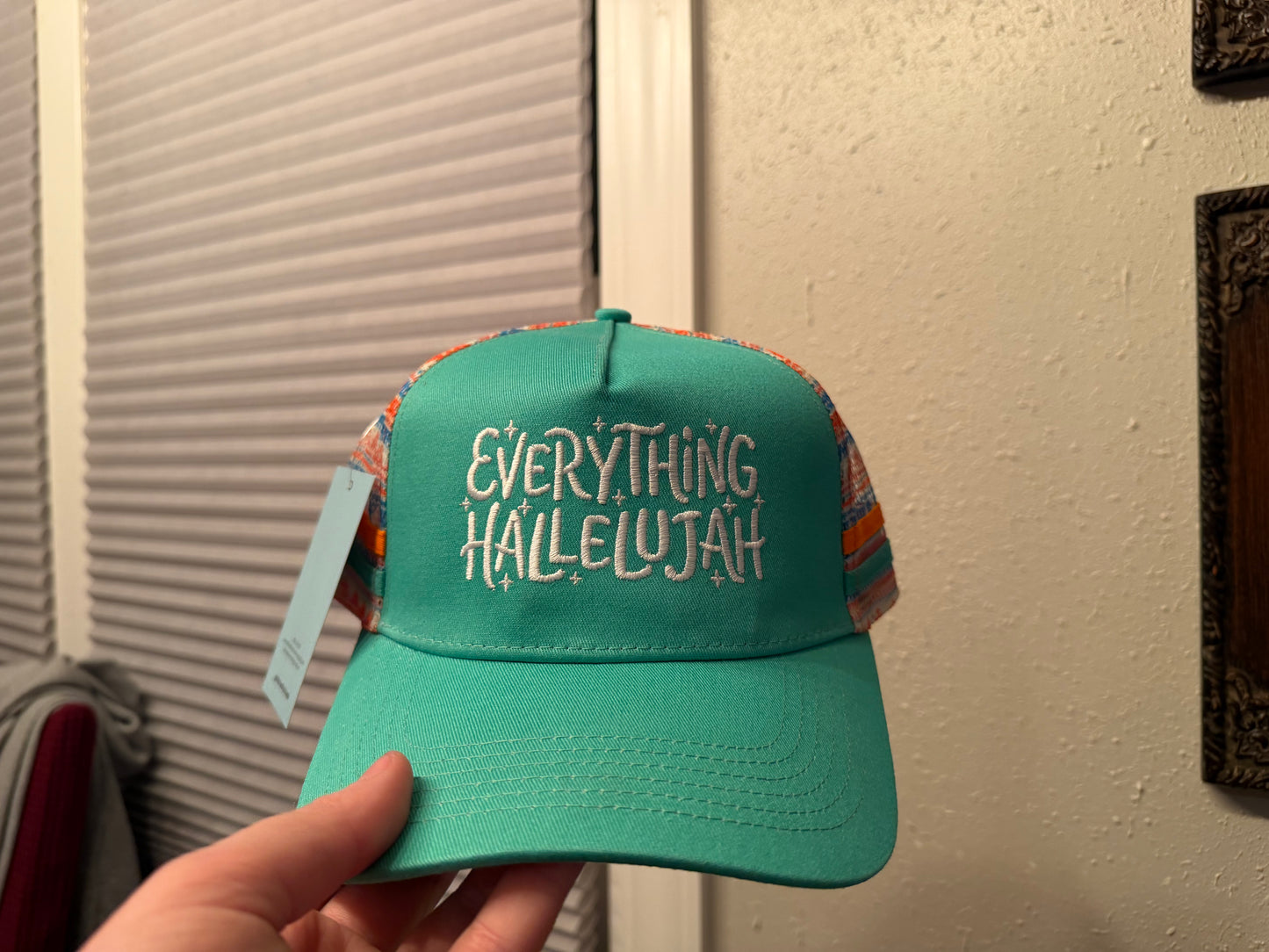 Everything Hallelujah Hat - Teal