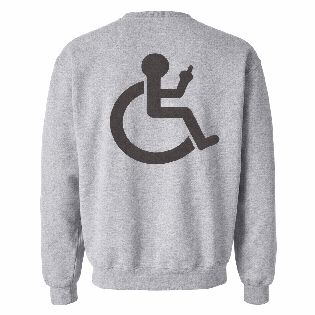 Accessibility Symbol Embroidered Sweatshirt