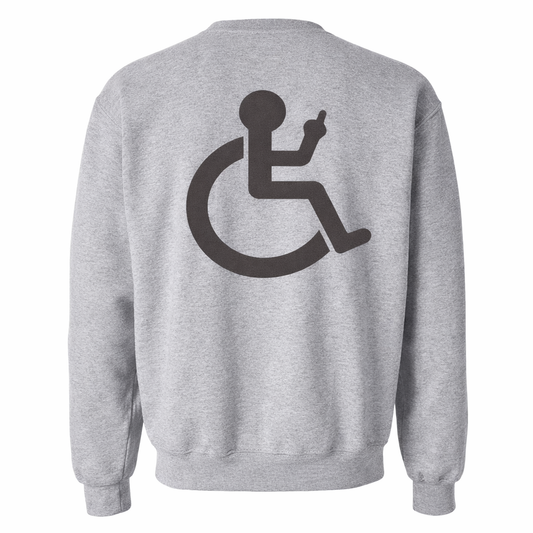 Accessibility Symbol Embroidered Sweatshirt