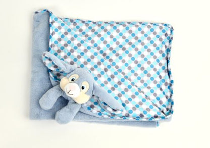 Clovis Brampton Blue Bunny Blanket – Large