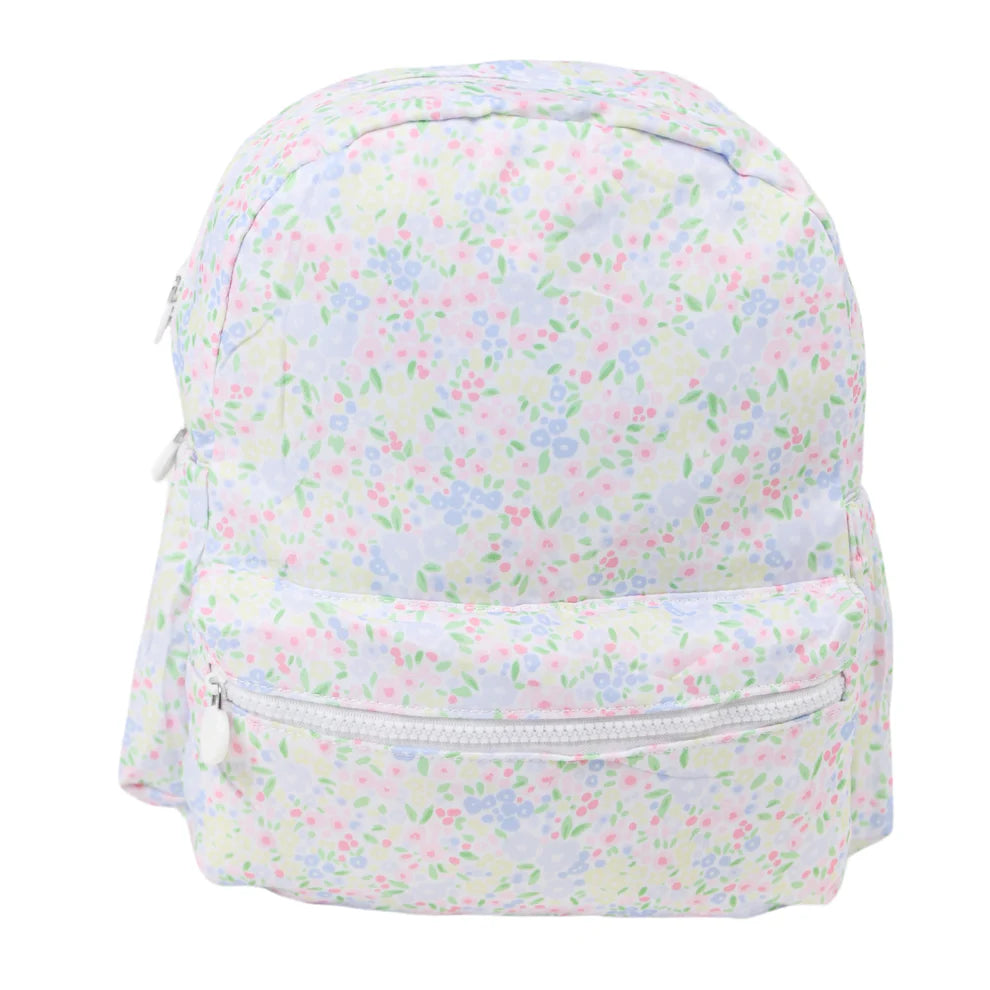 Floral - Nylon Backpack (Full Size)