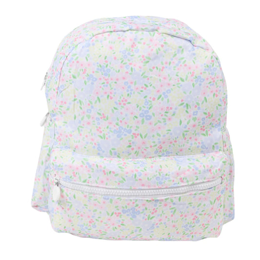 Floral - Nylon Backpack (Full Size)
