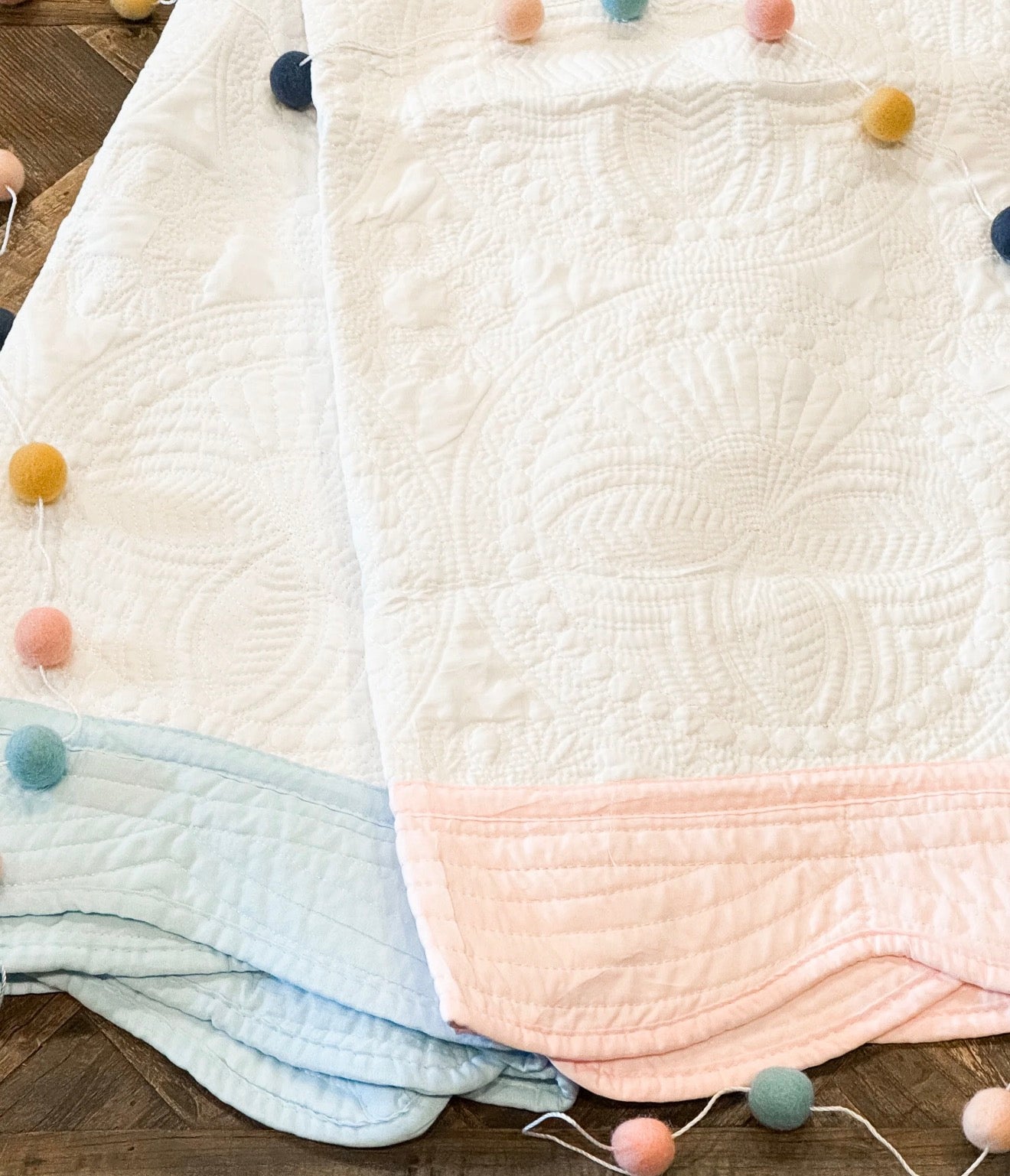 Heirloom Quilted Baby Blanket