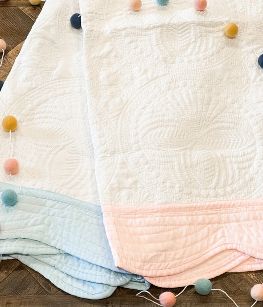 Heirloom Quilted Baby Blanket