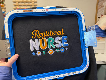 Registered Nurse Embroidered Sweatshirt