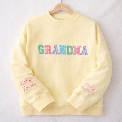 Personalized! This Grandma Wears Her Heart on Her Sleeve