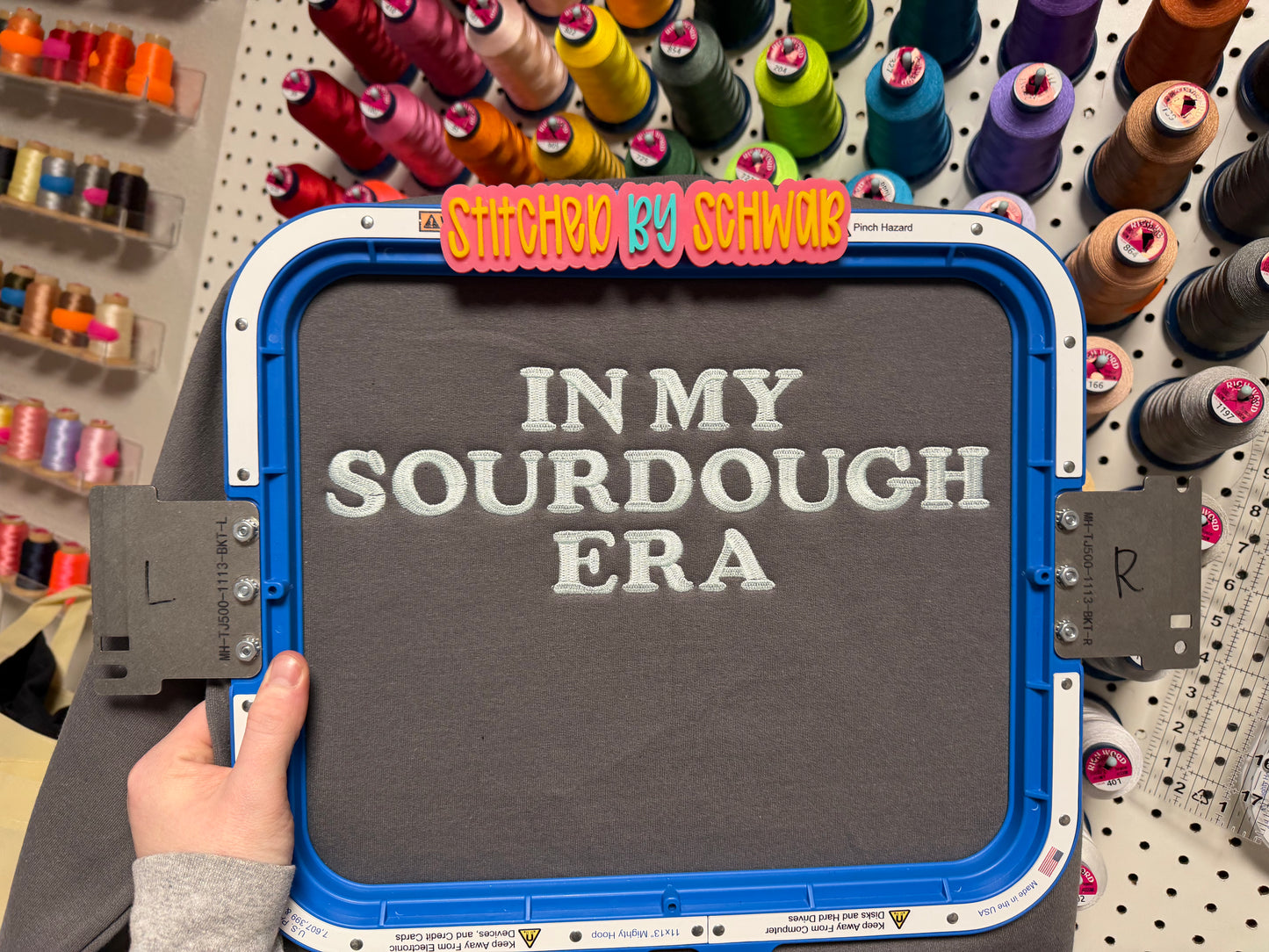 In My Sourdough Era Embroidered Sweatshirt