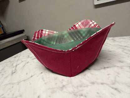 Plaid Microwavable Bowl Cozy