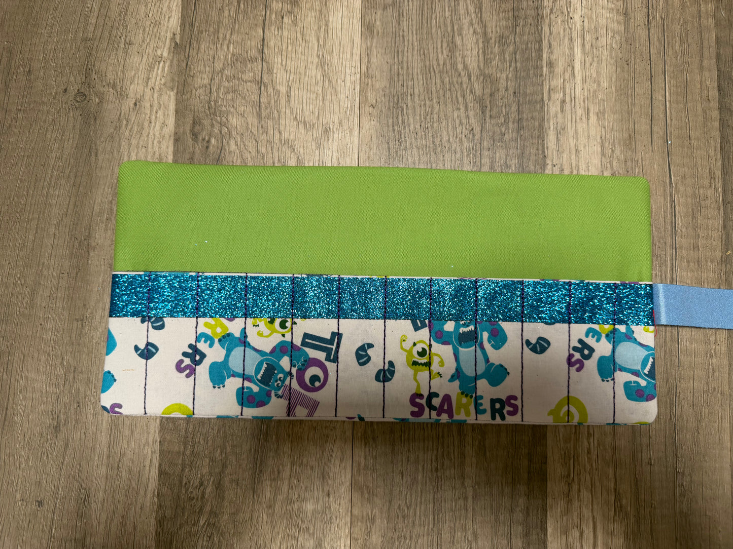 Monsters Ink Crayon & Mini Marker Roll-Up Holder