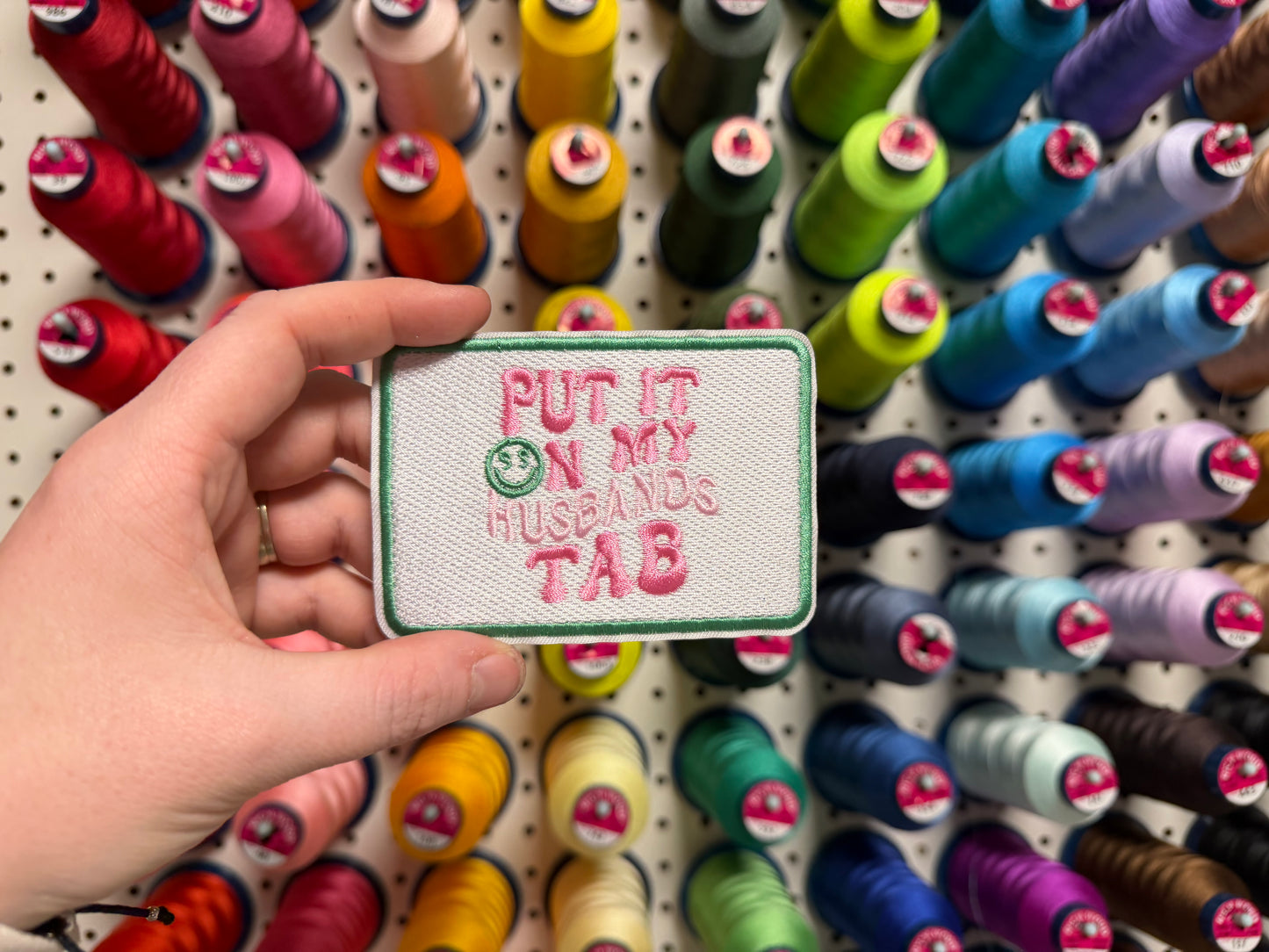 Put It On My Husband’s Tab Patch
