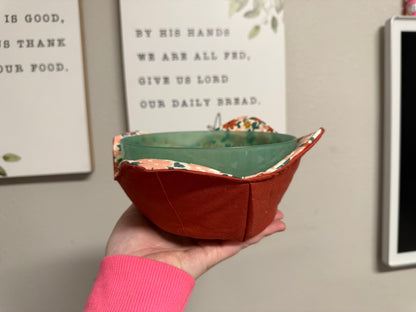 Floral Microwavable Bowl Cozy