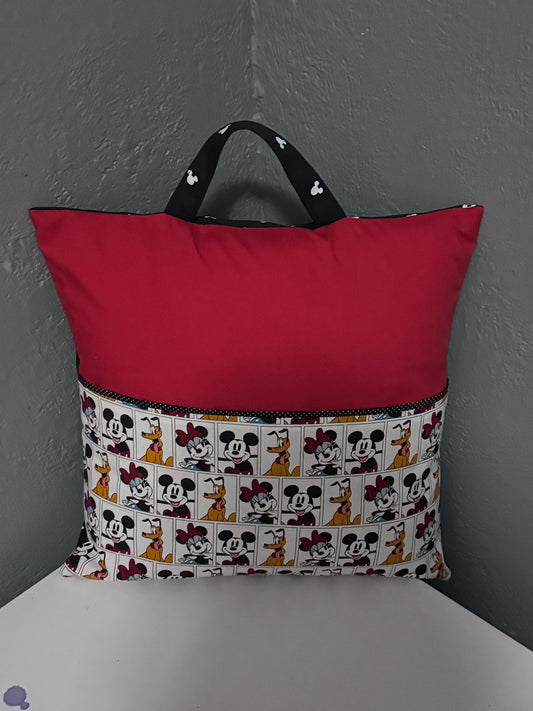 Mickey & Friends Book Pillow | Kids Reading Pillow with Pocket