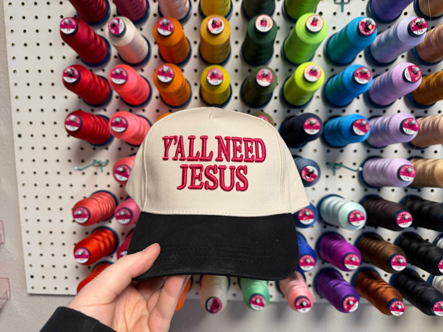 Y’ALL NEED JESUS (PINK LETTERING)