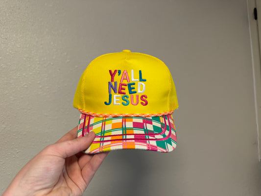 Y’all Need Jesus Trucker Hat
