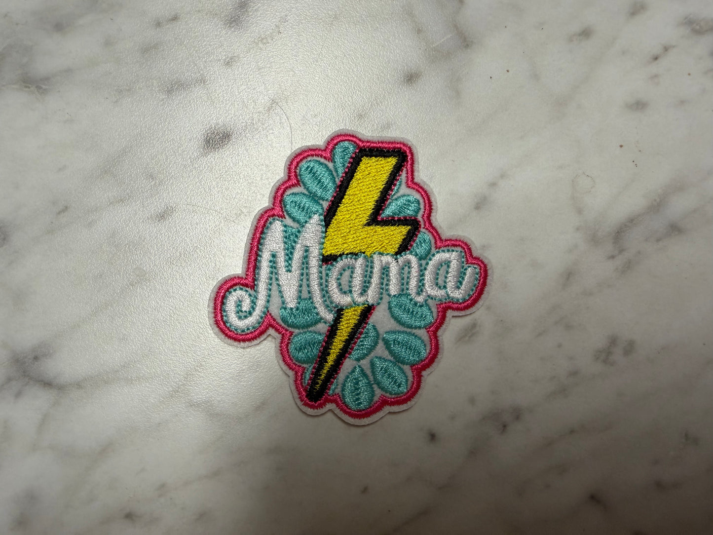 Mama Lightning Bolt Patch