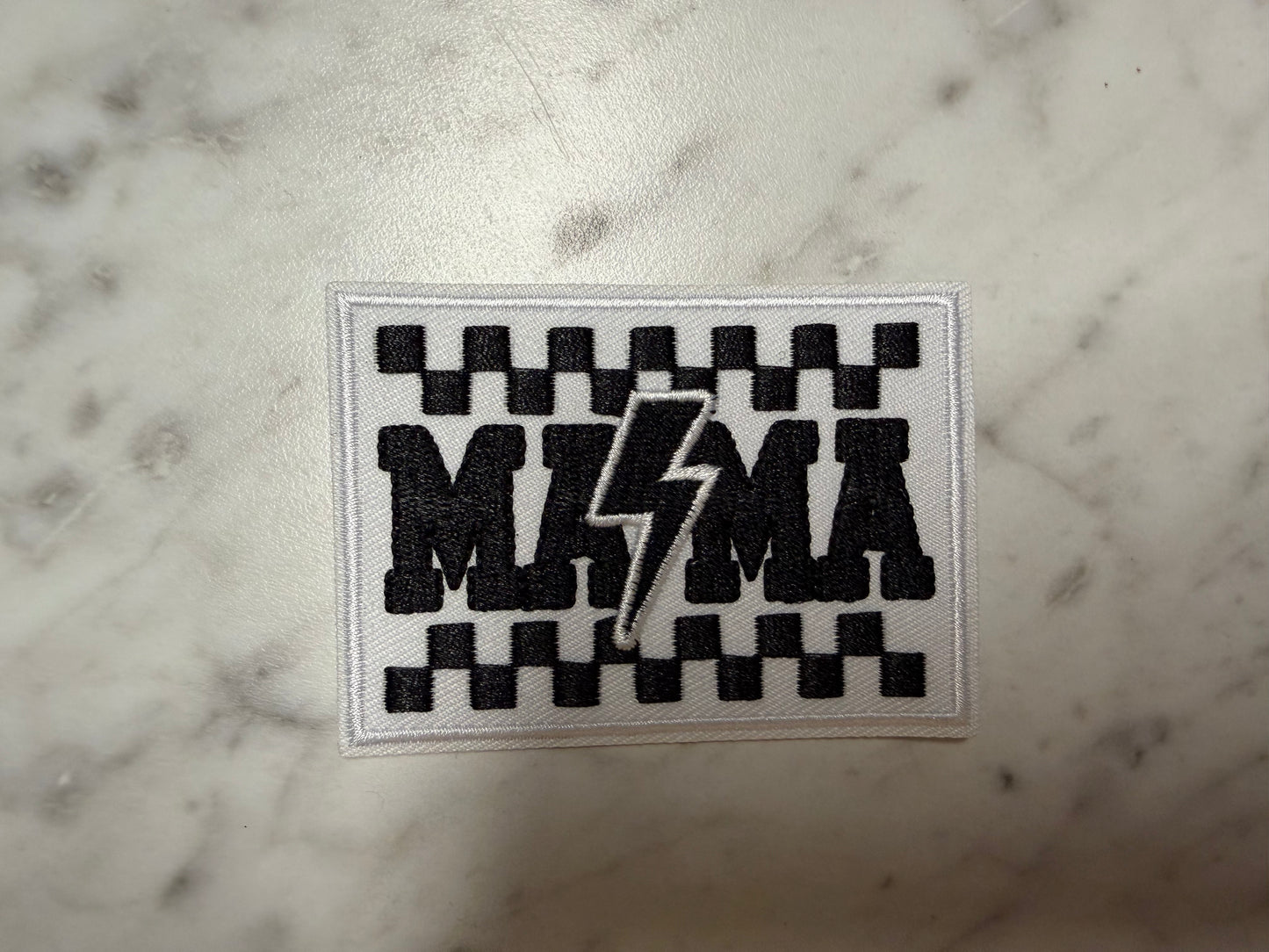 Checkered Mama Patch
