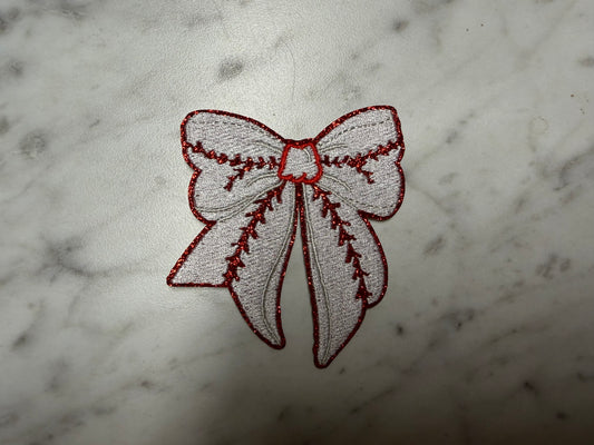 Baseball Bow Patch