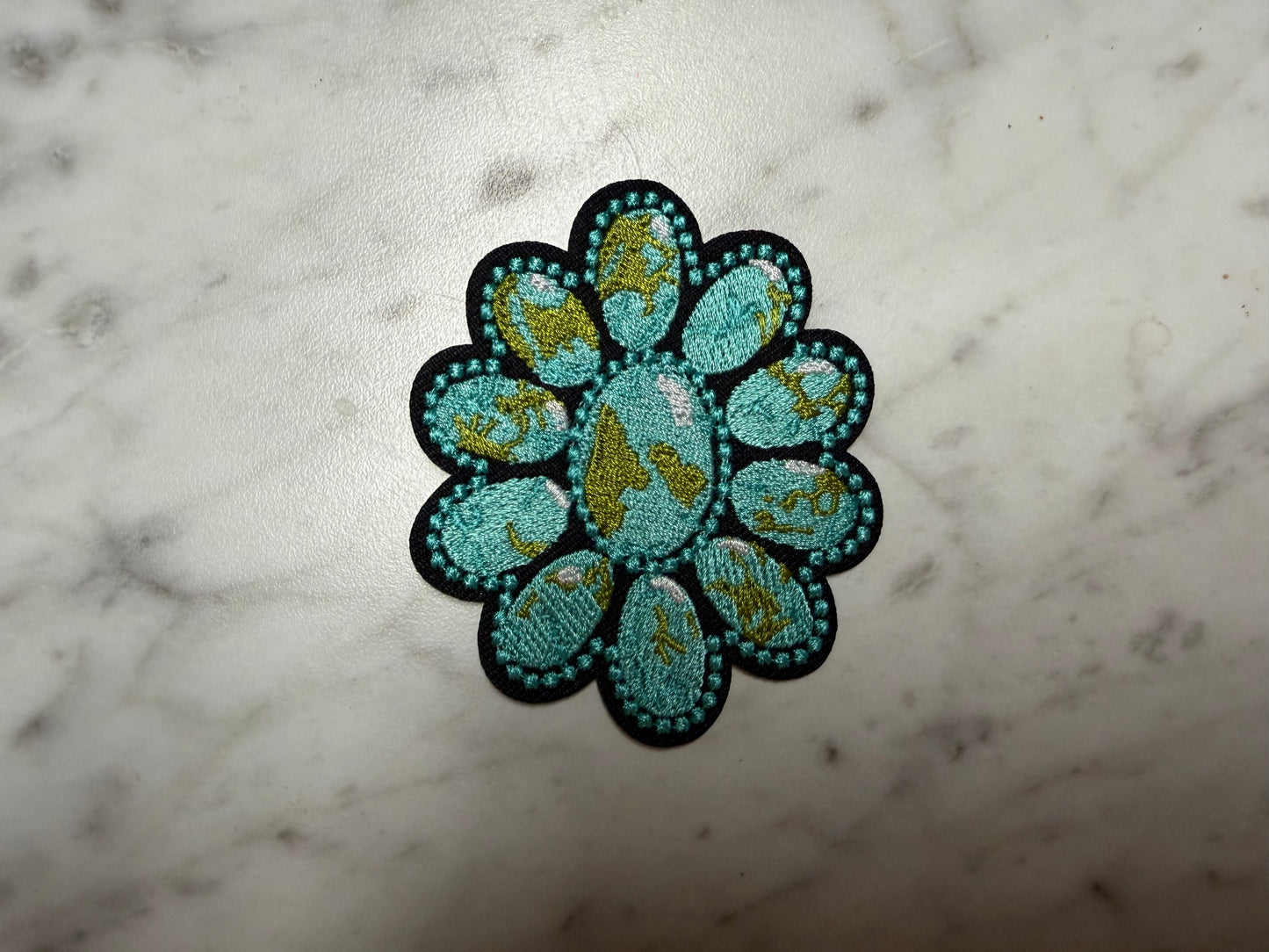 Turquoise Western Flower Patch