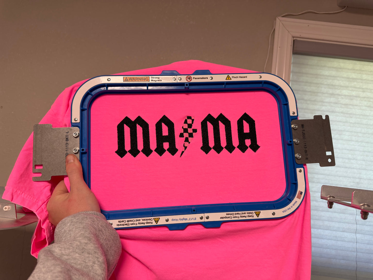 Checkered Lightning MAMA Tee