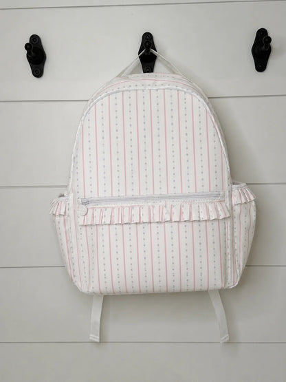 Stripe and Dot - Nylon Backpack (Full Size)