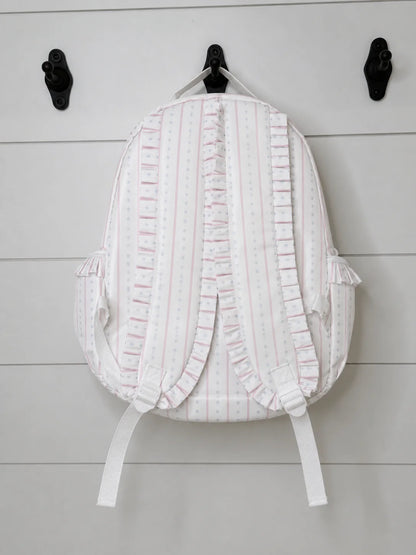 Stripe and Dot - Nylon Backpack (Full Size)