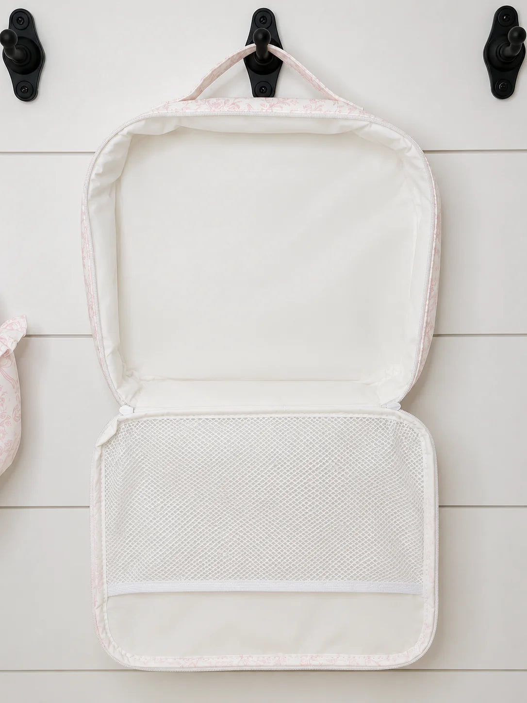 Pink Bow Toile - Nylon Lunchbag