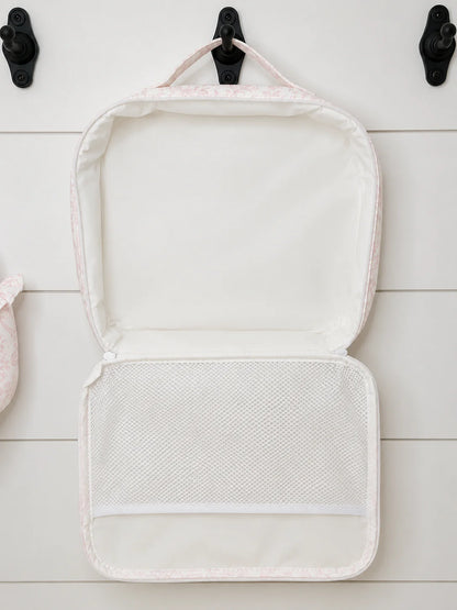 Pink Bow Toile - Nylon Lunchbag