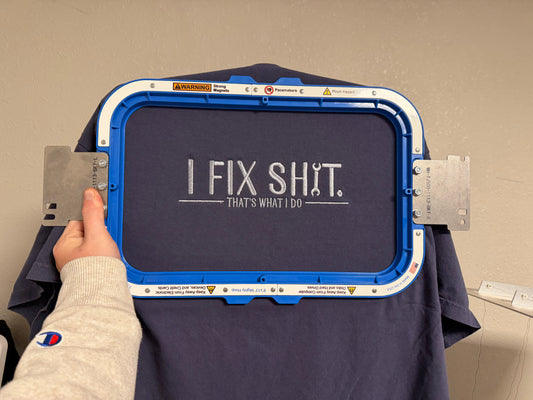“I Fix Sh*t – That’s What I Do” Embroidered Tee