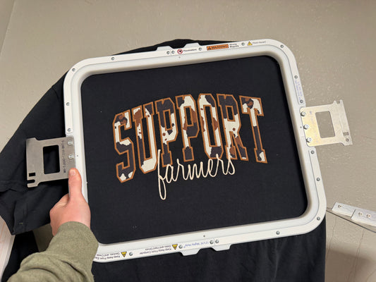 Support Farmers Appliqué Tee