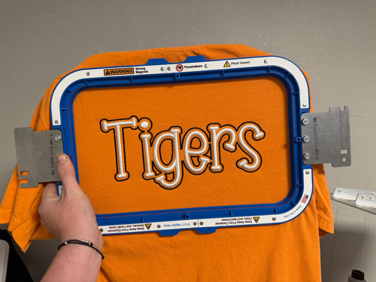 3D Puff Embroidered Tigers Tee