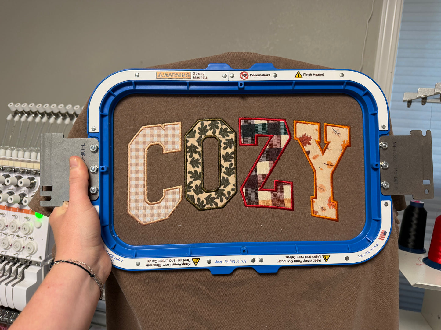 COZY Fall Appliqué T-Shirt
