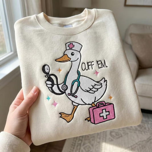 Cuff 'Em Nurse Goose - Tee