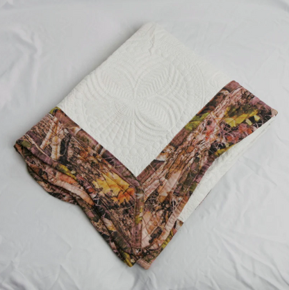 Heirloom Quilted Baby Blanket - Camo