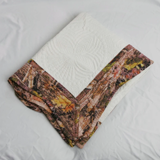 Heirloom Quilted Baby Blanket - Camo