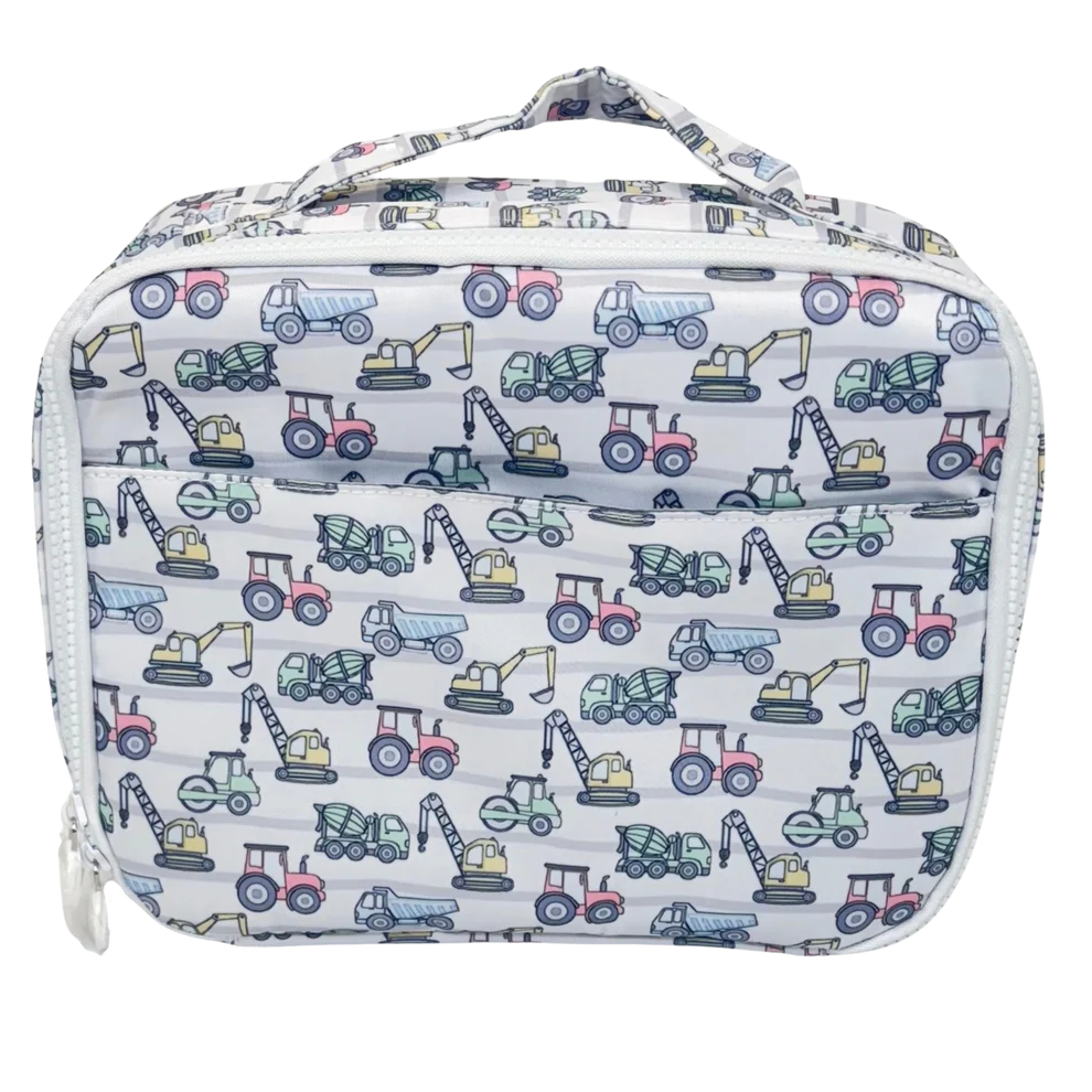 Construction Trucks - Nylon Lunch bag
