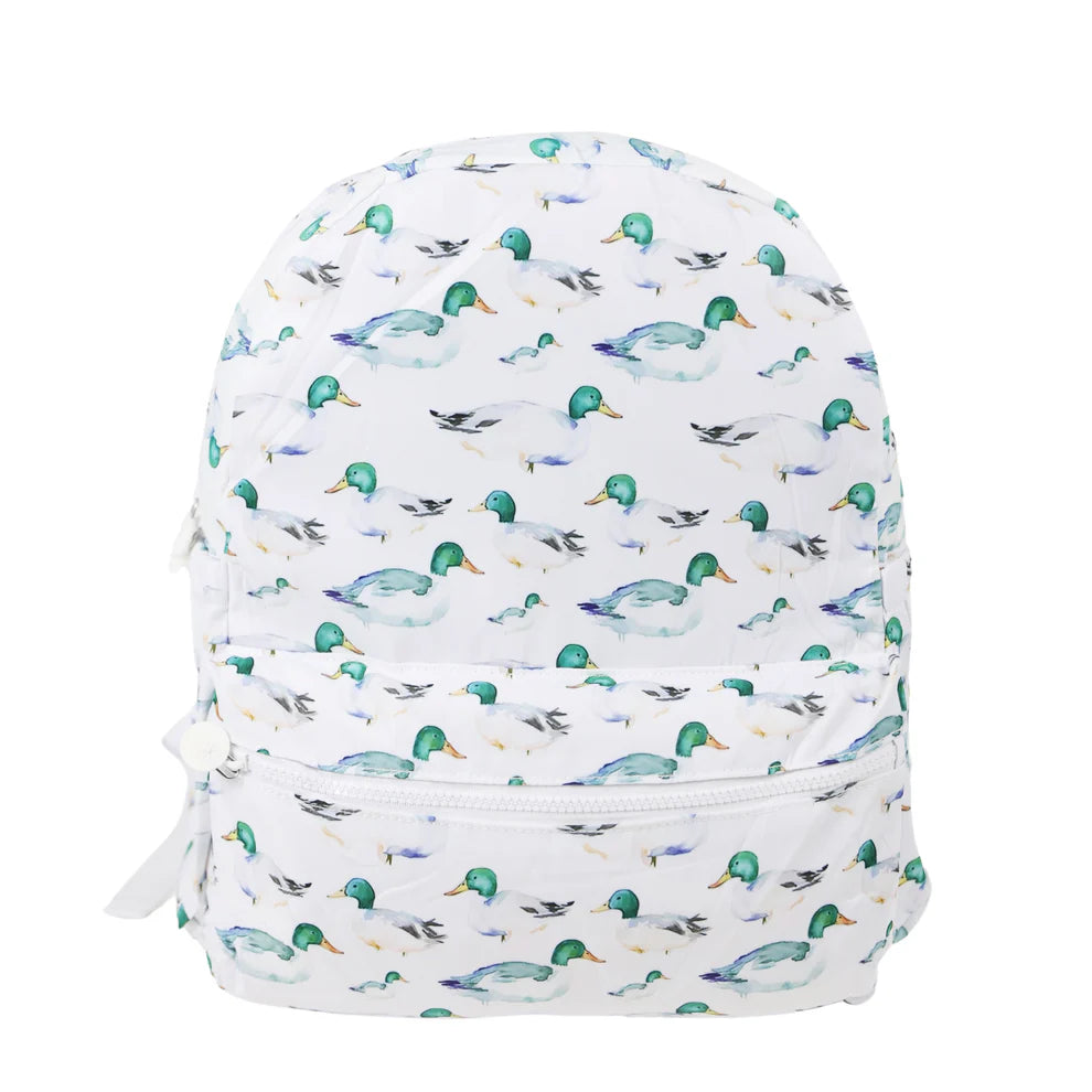 Mallard Duck - Nylon Backpack (Full Size)