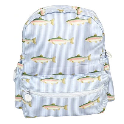 Gone Fishin' - Nylon Backpack (Full Size)