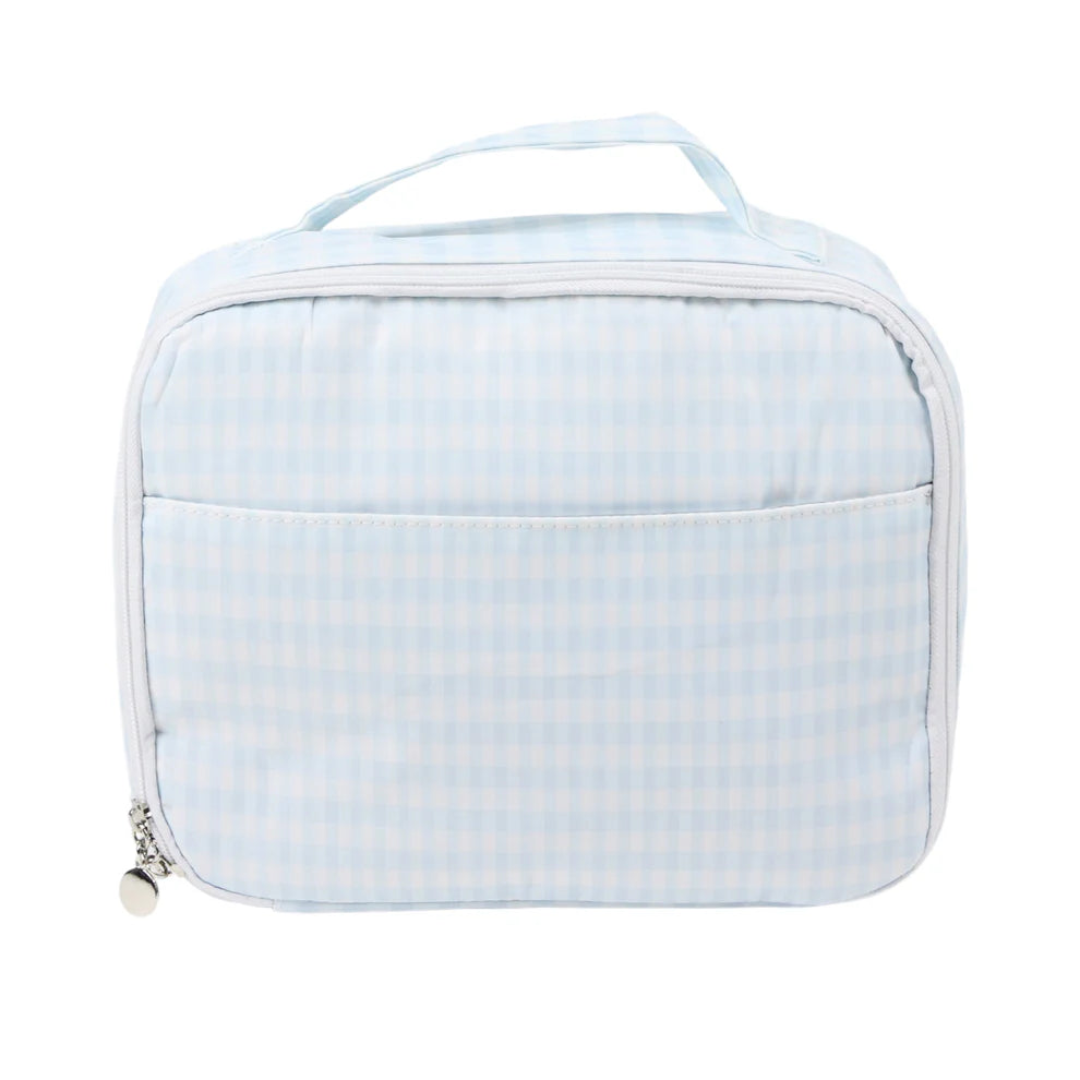 Light Blue Gingham - Nylon Lunch bag