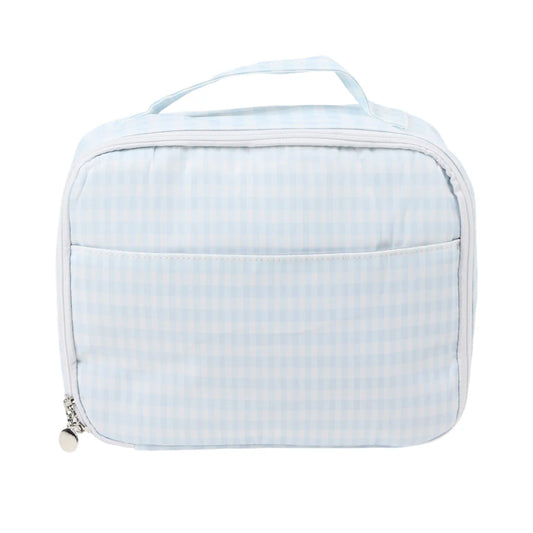 Light Blue Gingham - Nylon Lunch bag