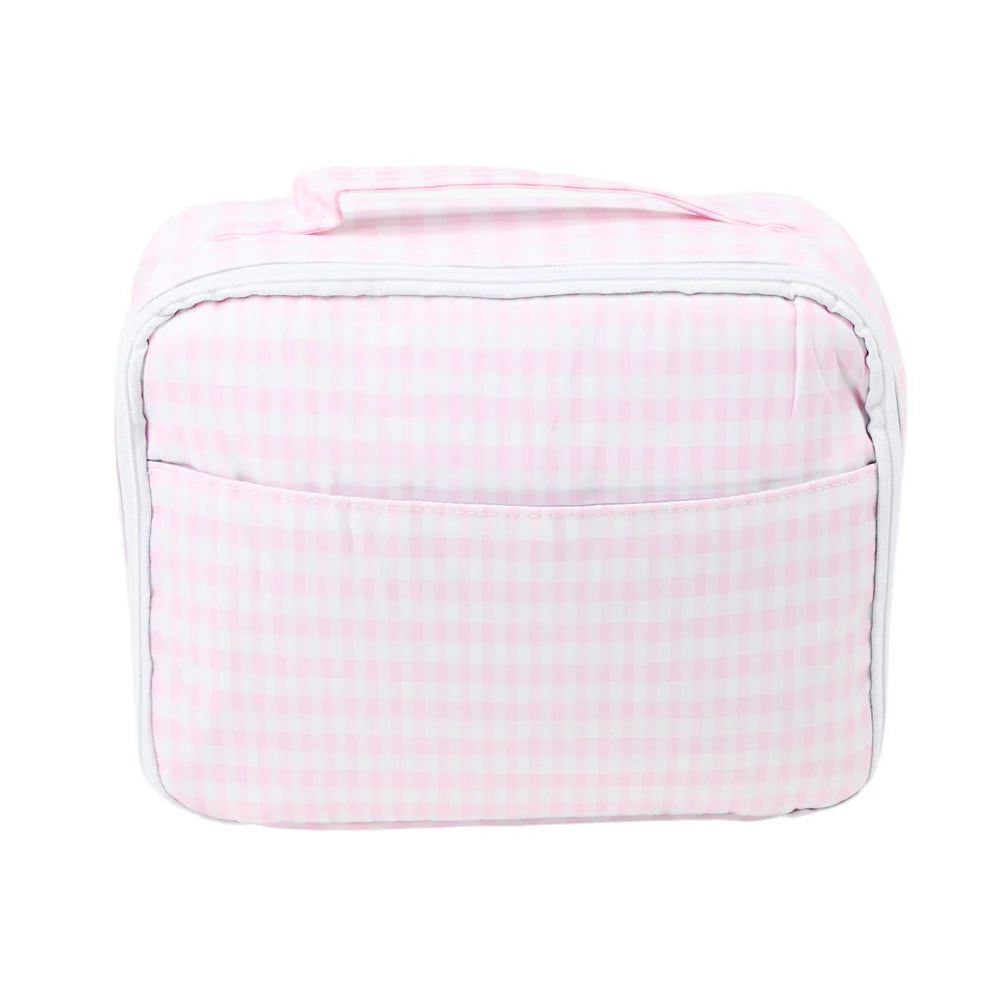 Light Pink Gingham - Nylon Lunch bag