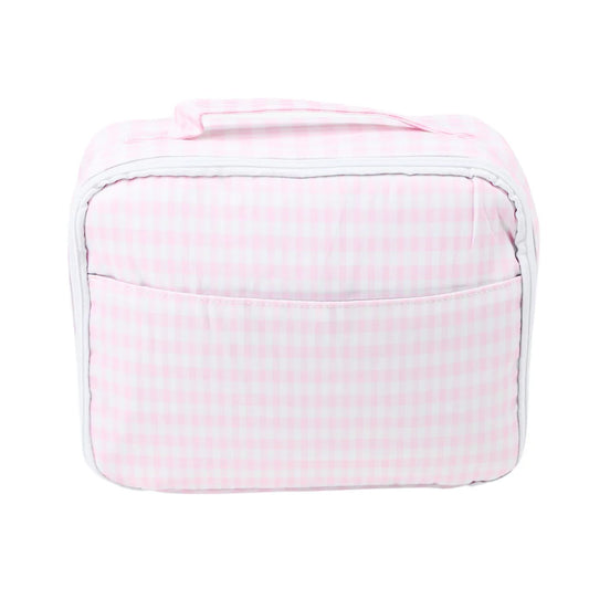 Light Pink Gingham - Nylon Lunch bag